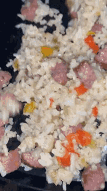 Cajun Rice Dirty Rice GIF - Cajun Rice Dirty Rice Smoked Sausage GIFs