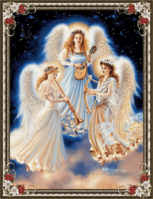 anjos angel wings trumpet