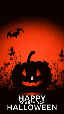 halloween pumpkin bat colorful
