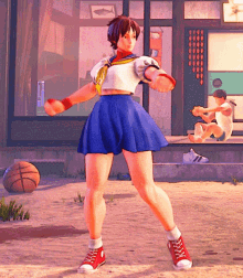 Sakura Street Fighter GIF