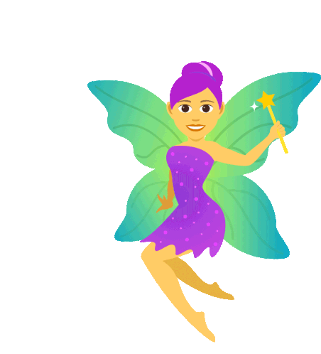 Woman Fairy Joypixels Sticker - Woman Fairy Joypixels Woman Stickers