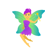 Woman Fairy Joypixels Sticker - Woman Fairy Joypixels Woman Stickers