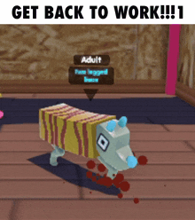 Get Back To Work Wobbledogs GIF
