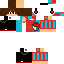 a minecraft skin of a man with a hat and a beard .