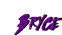 Bryce Sticker - Bryce Stickers