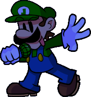 Luigi Endless Fnf Sticker