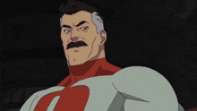 a cartoon of a man with a lightning bolt coming to his head .