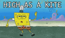 High As A Kite Spongebob GIF - High As A Kite Spongebob GIFs