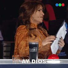 Ay Dios Flor Peña GIF - Ay Dios Flor Peña Got Talent Argentina GIFs