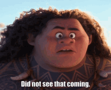 disney moana maui did not see that coming shocked