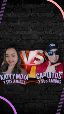 a poster with katty maya and carlitos written on it