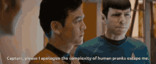 star trek spock fail understand complexity