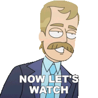 Now Let'S Watch Chap Kingsley Sticker - Now Let'S Watch Chap Kingsley Digman Stickers