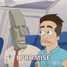 I Promise Pete The Logic Rock GIF - I Promise Pete The Logic Rock Human Resources GIFs