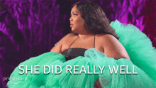 She Did Really Well Lizzo GIF - She Did Really Well Lizzo Lizzos Watch Out For The Big Grrrls GIFs