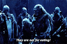 Lotr Orc GIF - Lotr Orc They Are Not For Eating GIFs