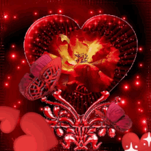 Heart Butterfly GIF - Heart Butterfly Bahonon GIFs