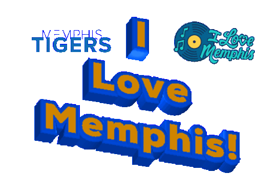 I Love Memphis Memphis Sticker - I Love Memphis Memphis Stickers