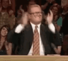 clap drew carey clapping happy excited