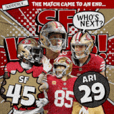 Arizona Cardinals (29) Vs. San Francisco 49ers (45) Post Game GIF