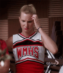 Glee Brittany Pierce GIF - Glee Brittany Pierce Scratch Head GIFs