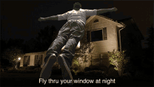 Flying Thru Your Window At Night Rap God Parody Song GIF