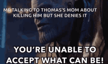 Thanos Thomas Mom GIF - Thanos Thomas Mom Killing Him GIFs