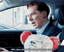 Benedict Cumberbatch Why Does The Teddy Always Have To Come GIF