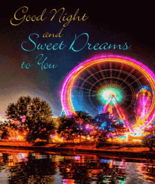 Good Night Sweet Dreams GIF - Good Night Sweet Dreams Ferris Wheel GIFs