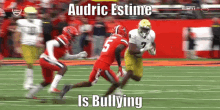 Audric Estime Bullying GIF - Audric Estime Bullying Notre Dame GIFs