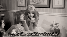 I Really Like Anything Chocolate GIF - Taylor Swift Chocolate Like GIFs