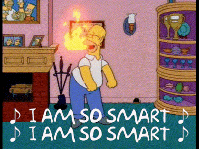 Simpsons Homer GIF - Simpsons Homer Smart GIFs