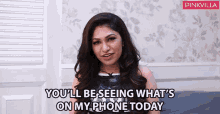 youll be seeing whats on my phone today tulsi kumar pinkvilla youll see the stuff in my phone what i have on my phone