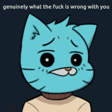 Gumball Omori GIF - Gumball Omori What Is Wrong With You GIFs
