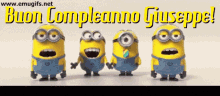 giuseppe buon compleanno happy birthday minions birthday