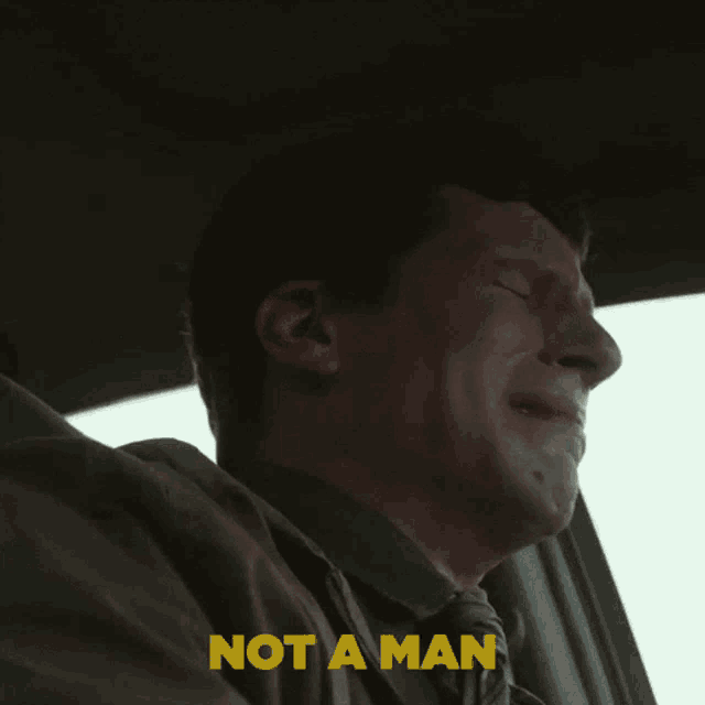 Not A Man Crying GIF - Not A Man Crying Sad - Discover & Share GIFs