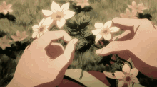 Flowers Anime GIF - Flowers Anime Love GIFs