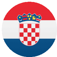Croatia Flags Sticker - Croatia Flags Joypixels Stickers