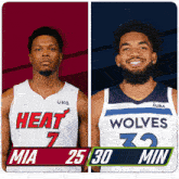 Miami Heat (25) Vs. Minnesota Timberwolves (30) Half-time Break GIF - Nba Basketball Nba 2021 GIFs