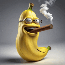 Banana Cigar GIF - Banana Cigar Smokey GIFs
