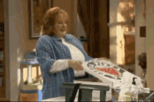 reba weight gain belly pizza overeat