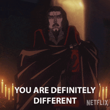 You Are Definitely Different Vlad Dracula Tepes GIF - You Are Definitely Different Vlad Dracula Tepes Castlevania GIFs