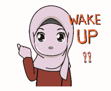 up wake
