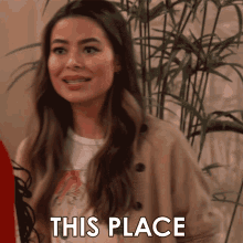 This Place Is A Cult Carly Shay GIF - This Place Is A Cult Carly Shay Miranda Cosgrove GIFs