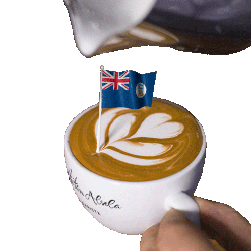 Falkland Islands Stanley Sticker - Falkland Islands Stanley Coffee Break Stickers