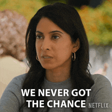 We Never Got The Chance Sonia Patel GIF