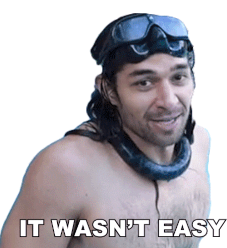 It Wasnt Easy Wil Dasovich Sticker - It Wasnt Easy Wil Dasovich It Was Hard Stickers