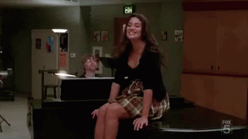 Legscrossed Glee GIF - Legscrossed Glee Rachel GIFs