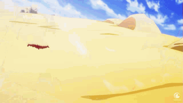 Man Buried In The Sand Anime by PoundCakeMLP2000 on DeviantArt