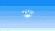 a blue background with the words poslacs game written in white